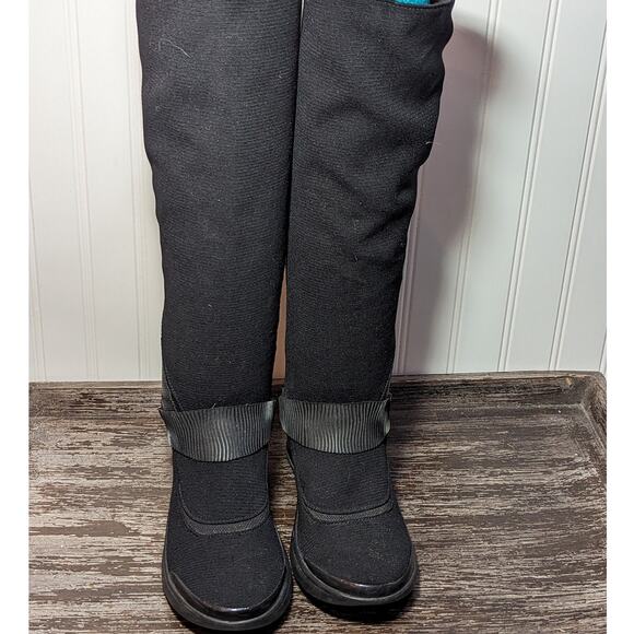 Bzees Women's Black Knee High Tall Riding Comfort Boot Size 7 M - Picture 2 of 6